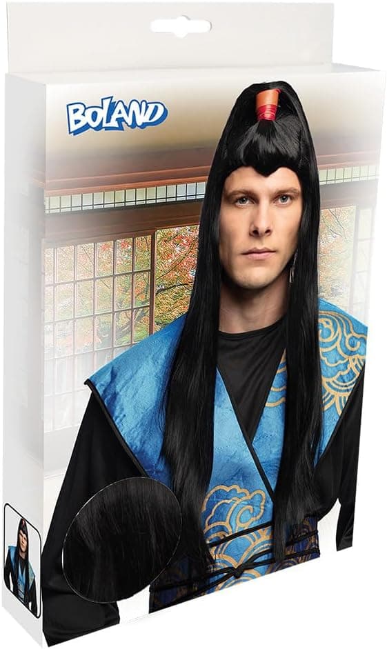 Thumbnail 3 de Boland 85063 Peluca samurai para adultos