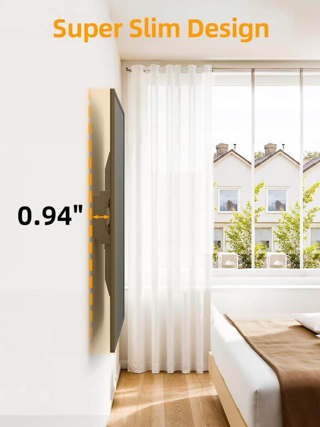 Detalle 2 de IWORKBOARD 43 Fixed Low Profile TV Wall Mount 55"