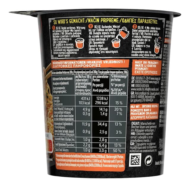 Thumbnail 1 de MAGGI Magic Asia Noodle Cup Duck 63g 🍜