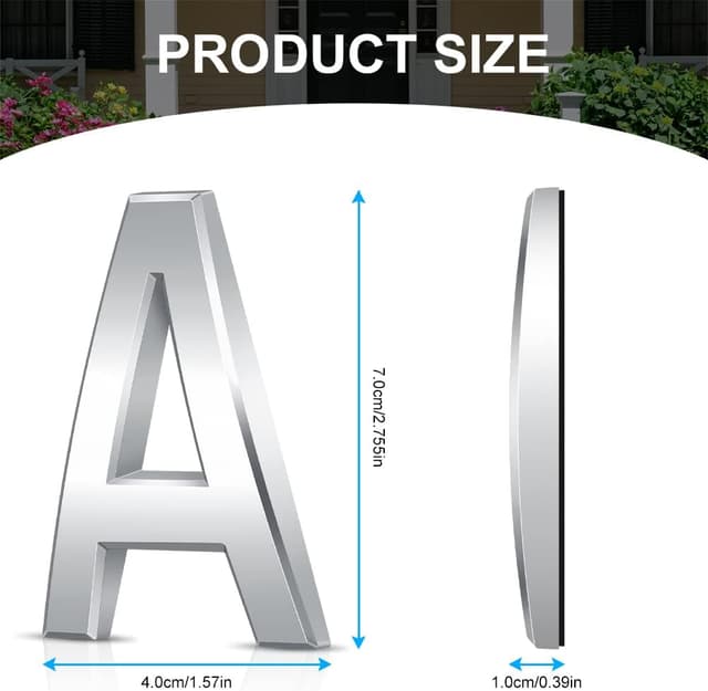 Detalle 2 de Vicloon plaque numéro maison 3D