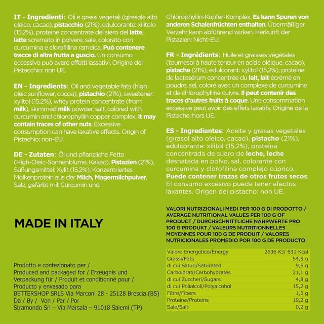 Thumbnail 4 de EATALIAN by AMZ BETTER Crema de Pistacho Crunchy 200g 🍫