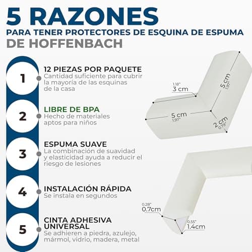 Thumbnail 2 de Hoffenbach Protector de Esquinas 12 piezas 🛡