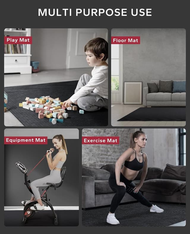 Thumbnail 4 de HAPBEAR Large Exercise Mat 183×122cm 🧘♀