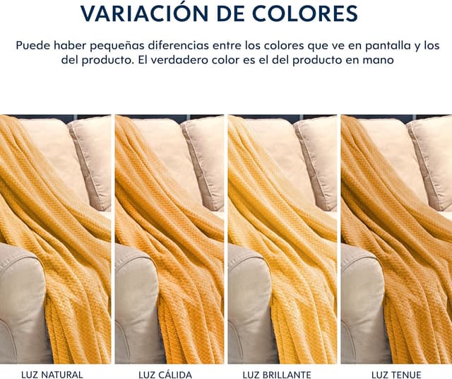 Thumbnail 4 de Dreamzie Manta Sofa Amarilla con Patrón Chevrón 🛋