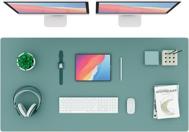 Detalle de K KNODEL Large Leather Desk Mat 120x60cm