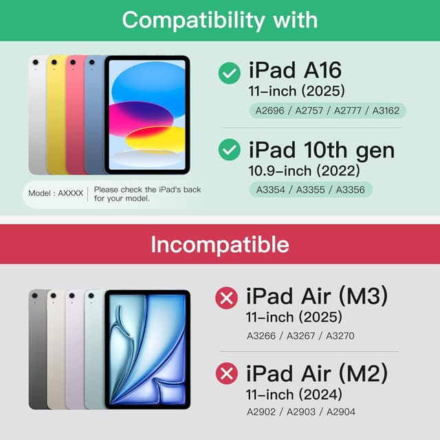 Detalle 2 de CACOE Hülle für iPad 11. Generation (A16) Stifthalter