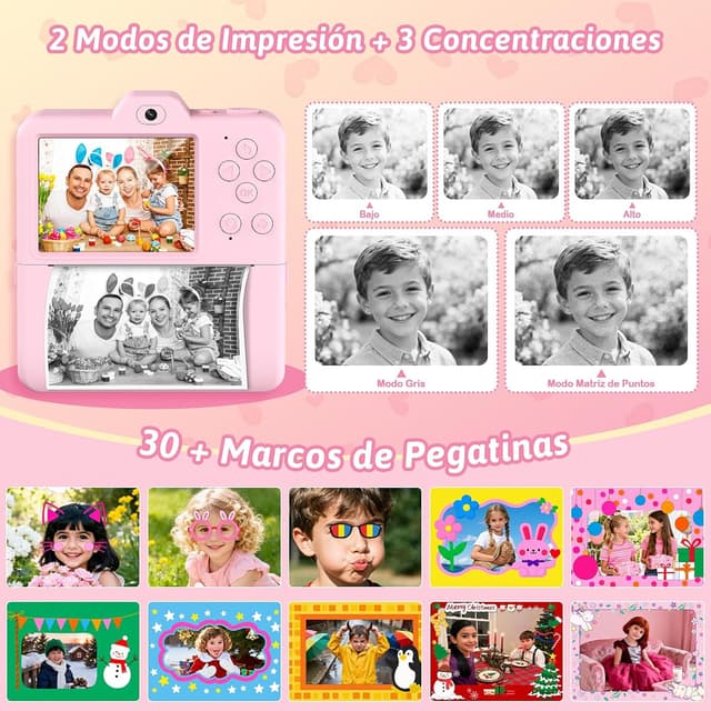 Detalle de UIONVO Camara Fotos Infantil 1080P