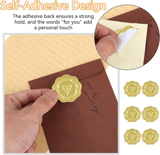 Detalle 2 de 86-piece Vintage Letter Writing Paper & Envelopes Set (A5) with Wax Seal Stickers