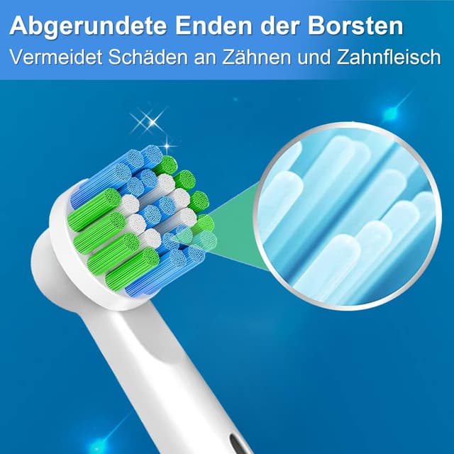 Detalle 2 de Oral B kompatible Aufsteckbürsten 20 Stück