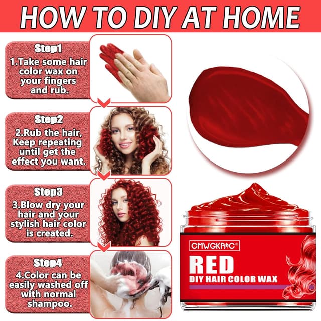 Thumbnail 6 de Kids 4 Color Temporary Hair Wax Dye