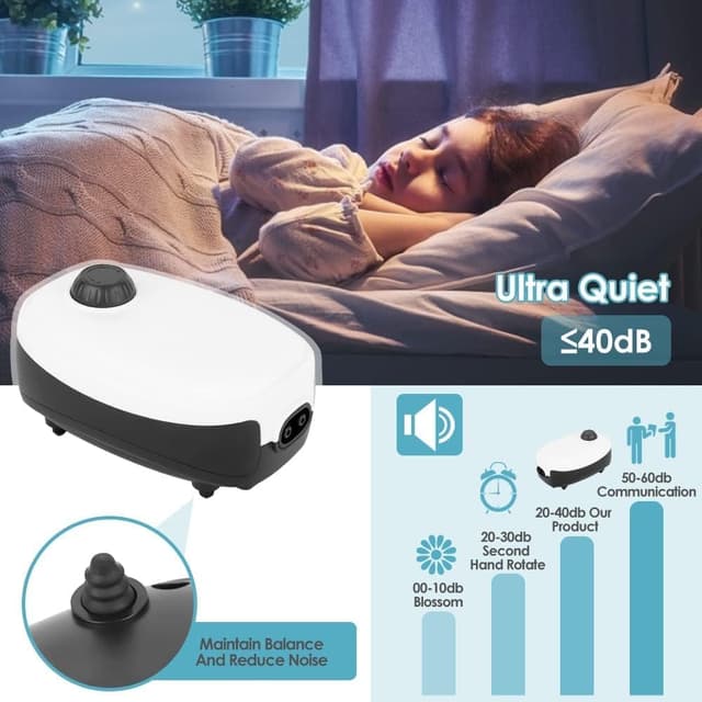 Thumbnail 2 de Eyein Adjustable Air Pump 4W for 400L aquarium 🐠