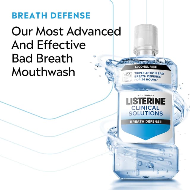Thumbnail 1 de Listerine Clinical Solutions Breath Defense 1 L 🦷