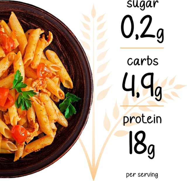 Detalle de Pasta proteica keto Lineadiet penne chetogeniche 7 monoporzioni da 50 g