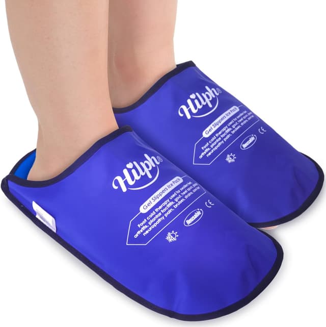 Detalle de Hilph Foot Ice Pack Slippers 2 pack
