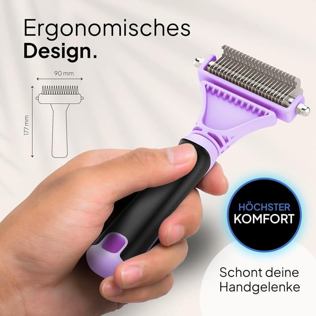 Thumbnail 3 de Pretty Paw Katzen Bürste 95% Haarentfernung 🐾