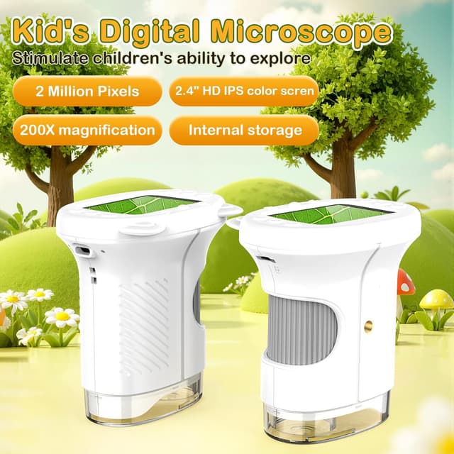 Thumbnail 1 de GlobalCrown Microscope Enfant électronique 200X