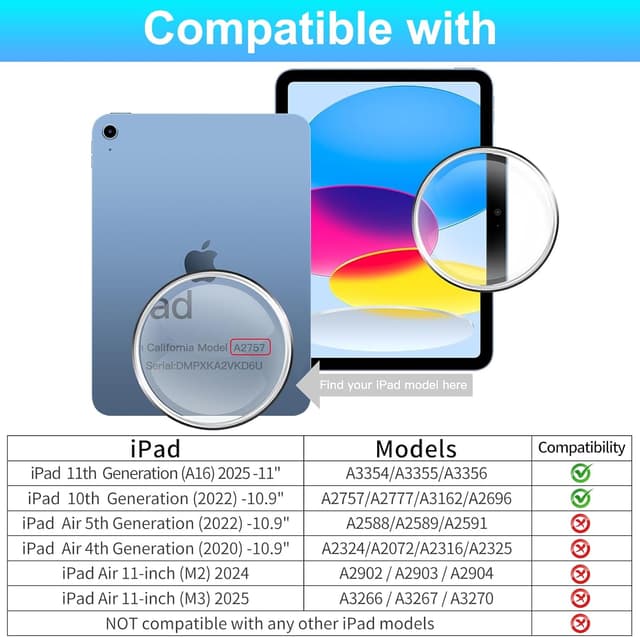 Detalle 2 de LKOOZO Kids Case for iPad A16 11-inch, shockproof cover