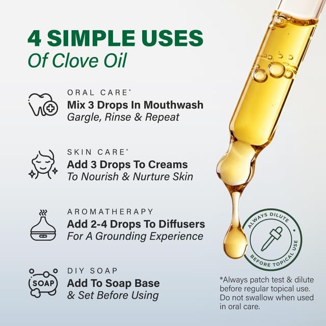 Thumbnail 5 de KUKKA Clove Essential Oil 4 Fl Oz