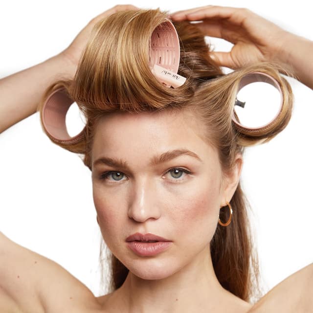 Detalle de Kitsch XL Ceramic Thermal Hair Rollers – 4 Velcro-Wärmerollen für mehr Volumen (2,5" & 3")