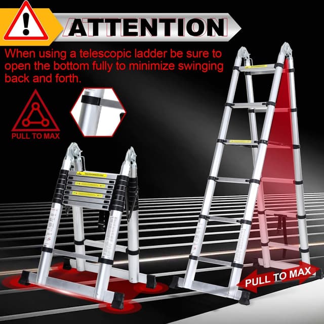 Detalle de Yakimz Scala telescopica 3,8 m