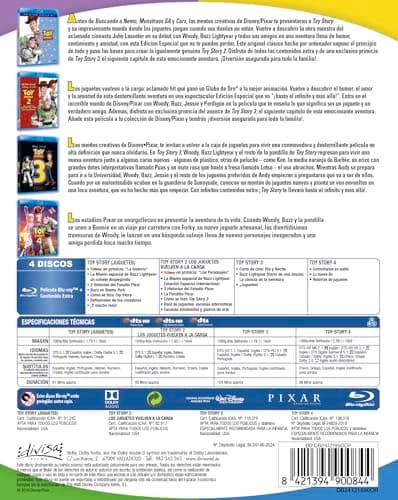 Detalle 2 de Divisa HV Toy Story Pack 4 Peliculas