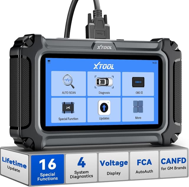 Detalle de XTOOL D5S OBD2 Scanner 16 Resets