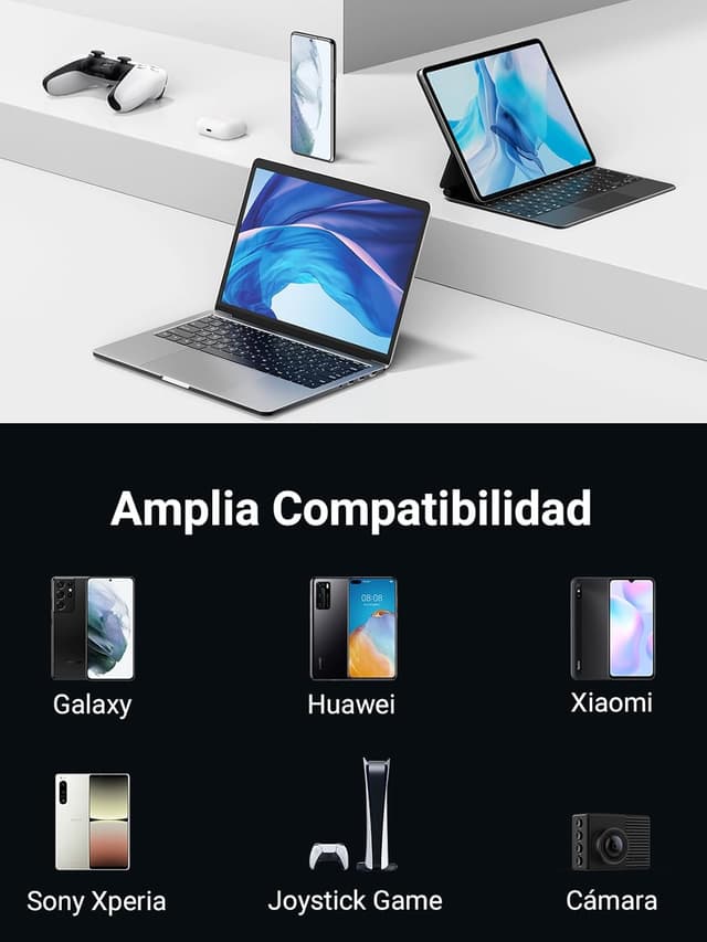 Thumbnail 6 de UGREEN Cable Tipo C 90° 2M, Carga Rápida ⚡