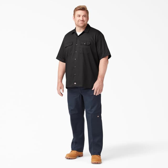 Detalle de Dickies Herren Langarmshirt aus 8,5 oz Twill – robust für Alltag und Arbeit