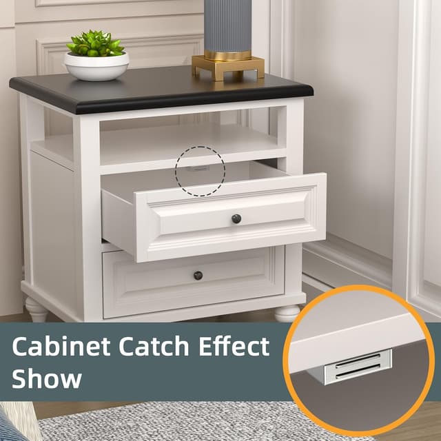 Detalle de Jiayi Calamita porta adesiva magnetica 4 pz con chiusura magnetica per ante e cassetti