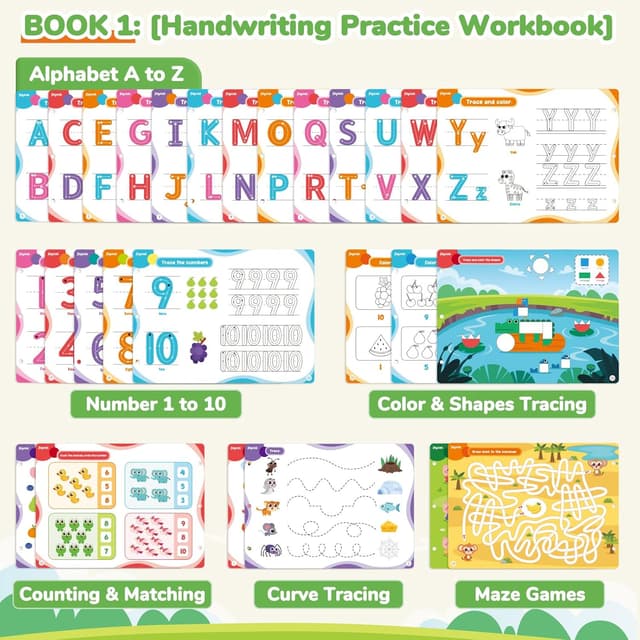 Thumbnail 4 de JoyCat 2 Pack Preschool Learning Set