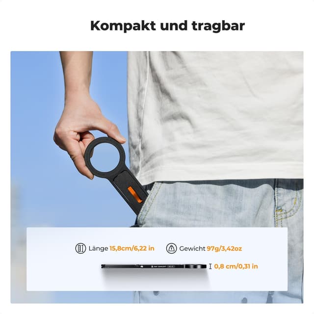Thumbnail 5 de K&F Concept MS-47 magnetisches Handy Stativ