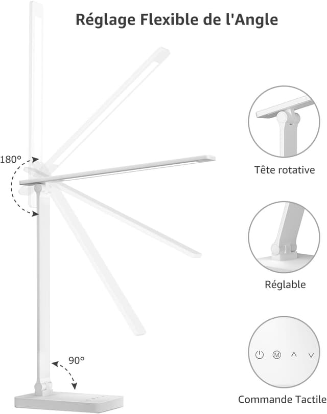 Thumbnail 4 de Lepro Lampe de Bureau 800 lm