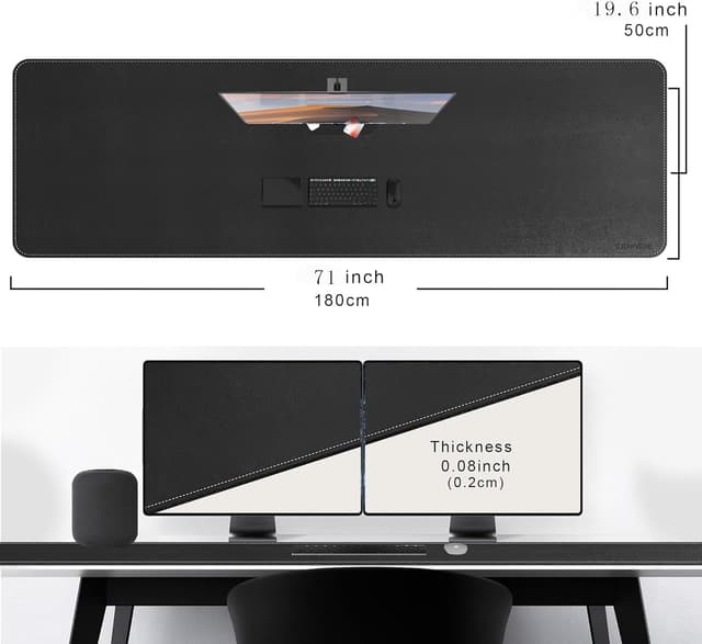 Thumbnail 1 de CENNBIE tappetino scrivania pelle PU 180x50