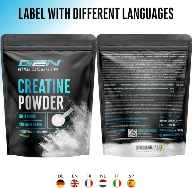 Thumbnail 5 de Creatin Monohydrat Pulver 1000 g