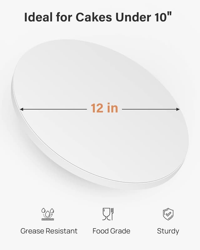 Detalle de Kootek 12PCS Cake Drums 12 inch