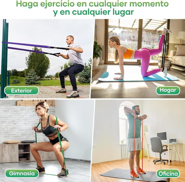 Thumbnail 6 de Fokky Bandas Elasticas Musculacion Set de 5