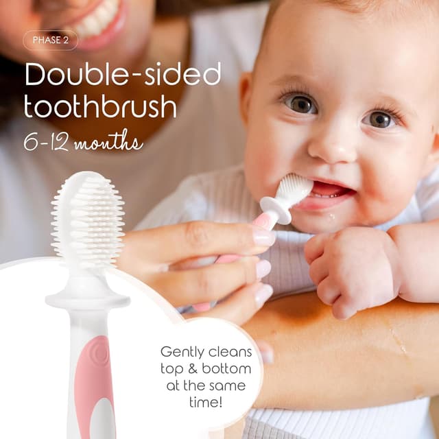 Detalle 2 de Cherish Baby Care 0–2 Years Toothbrush Kit 3-pack 🪥