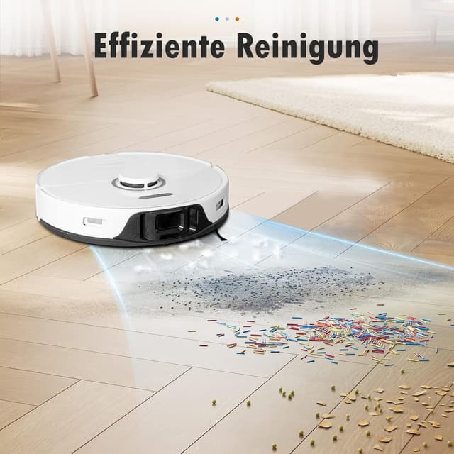 Detalle de Alloytool Hauptbürste Zubehör (Gummi DuoRoller) für Roborock S8, S8+ & Q8 Max Saugroboter