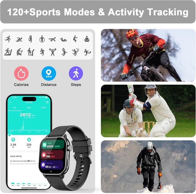 Thumbnail 4 de Smart Watch A7 1.85" AMOLED Fitness Watch