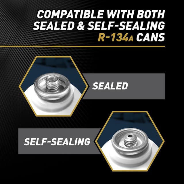 Detalle de InterDynamics A/C Pro Auto AC Recharge Gauge and 24" Hose Dispenser (ACP410-4)