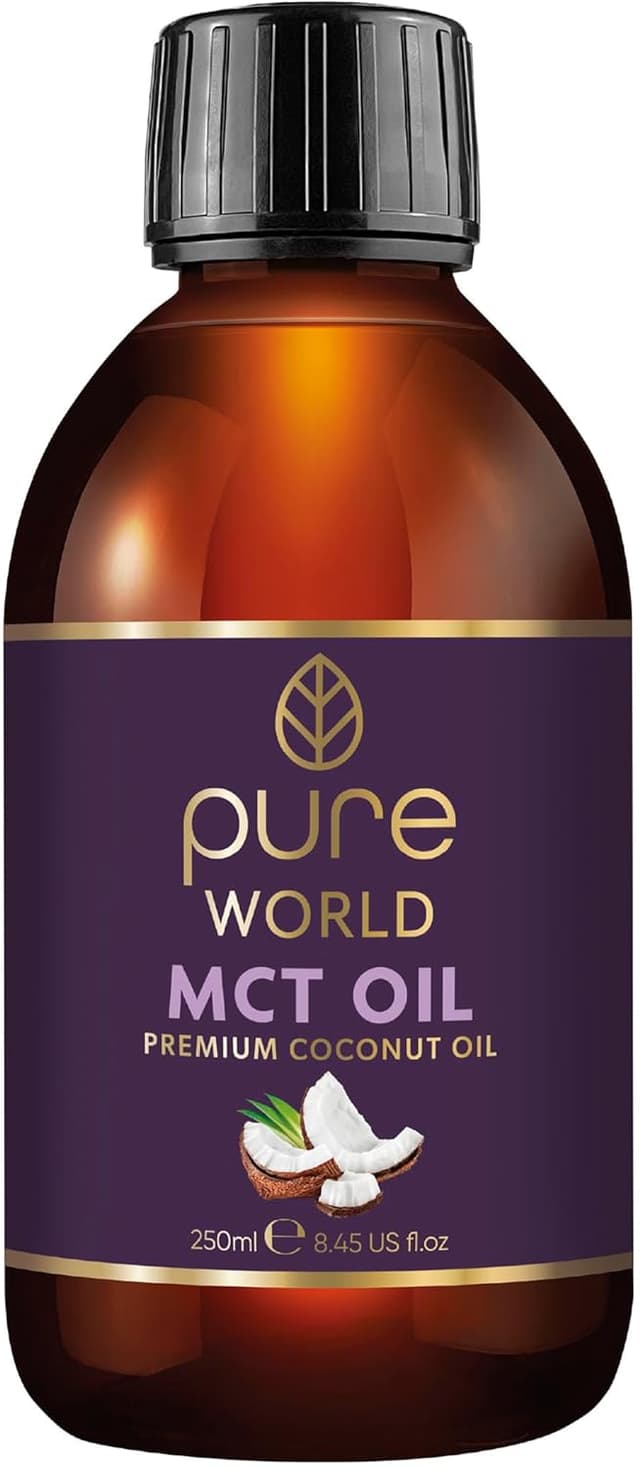 Imagen de Pure World Natural MCT Coconut Oil 250ml 🫒 en OfertitasTOP
