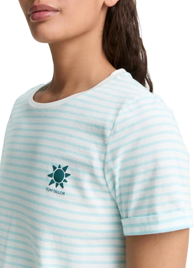 Detalle de Tom Tailor 1046440 T-Shirt da donna: comfort e vestibilità comoda