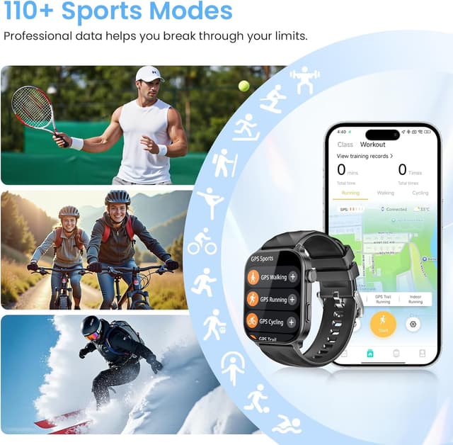 Thumbnail 4 de GPS Smart Watch 2.01" HD Screen