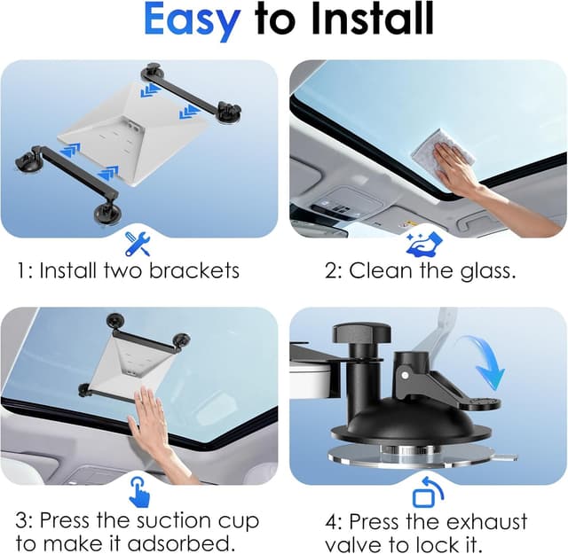 Thumbnail 6 de UBeesize Starlink Mini Car Mount for Windows 1 📡