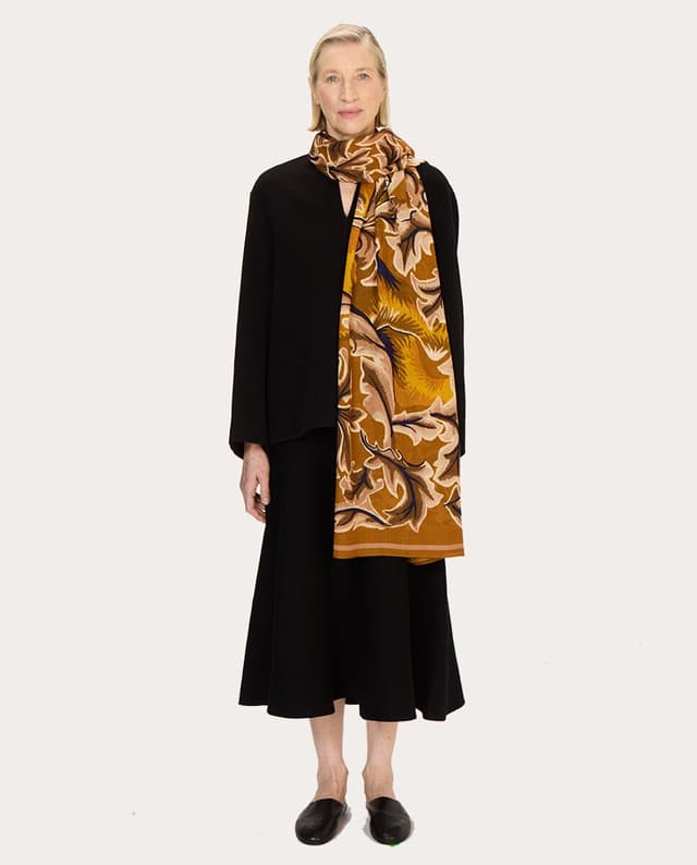 Thumbnail 1 de Inoui Editions Pañuelo de lana estampado 🧣