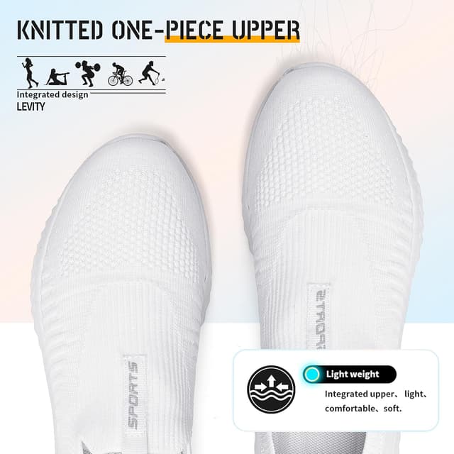 Thumbnail 6 de Littleplum Basket running femme en textile respirant – sneakers sans fermeture, talon plat