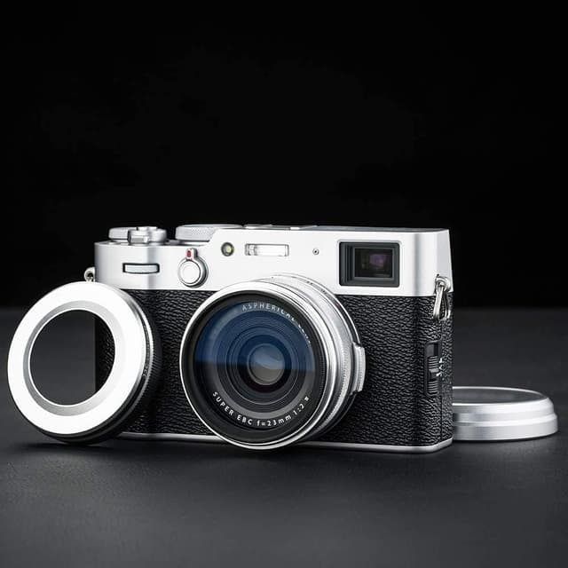 Thumbnail 4 de JJC Lens Hood with AR-X100 Adapter Ring for Fuji X100V 49mm