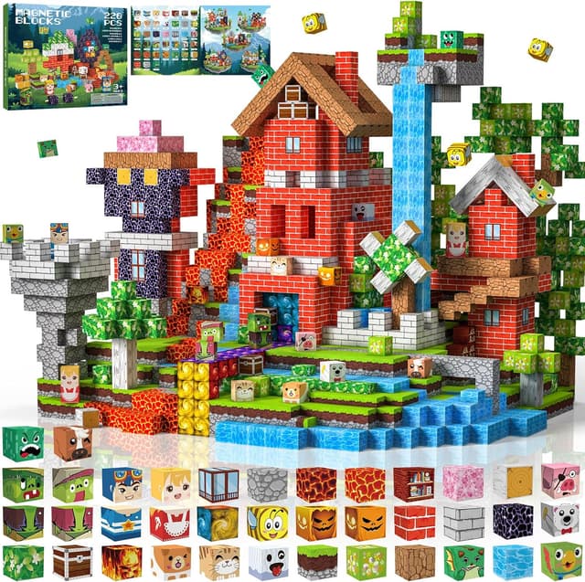 Detalle de Crifeton 220 PCS blocchi magnetici 2cm 🧩