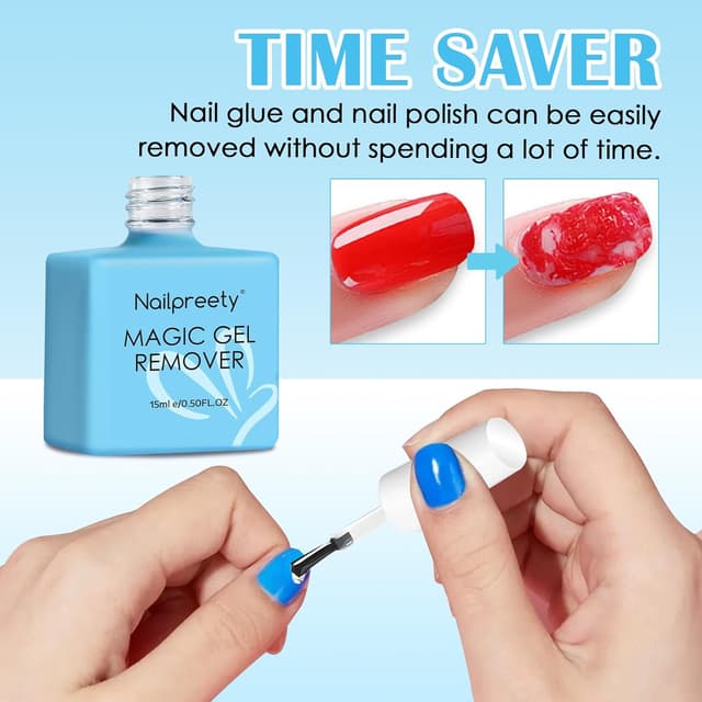 Detalle 1 de Magic Remover 15ml Quita Esmalte Semipermanentes