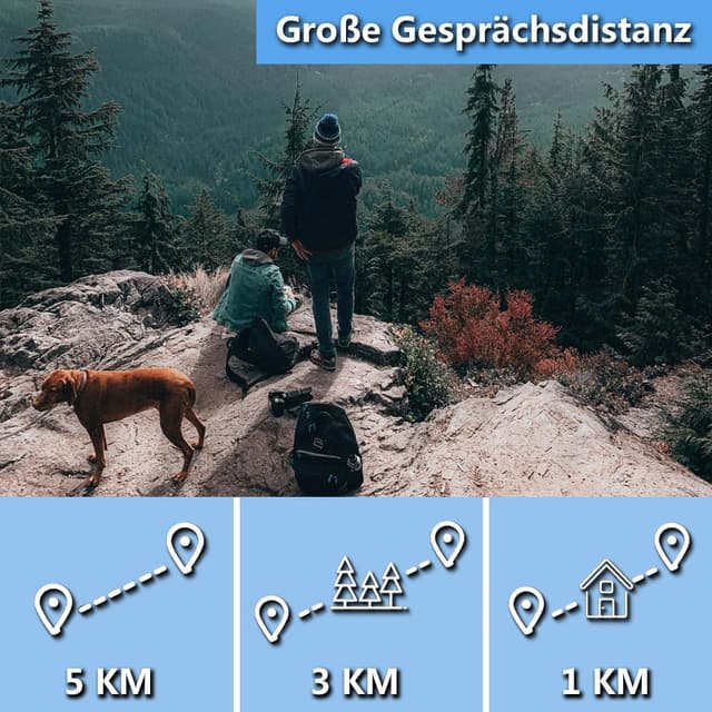 Thumbnail 2 de Walkie Talkie PMR Lange Reichweite 5 km